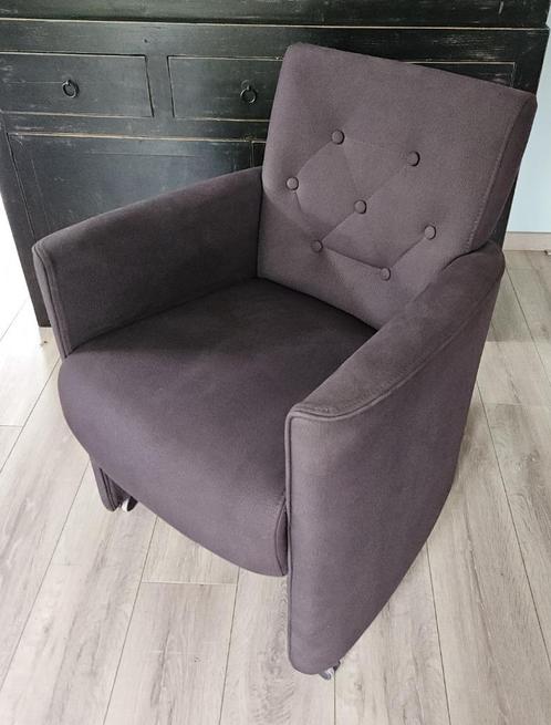 6 eetkamer stoelen, Huis en Inrichting, Stoelen, Zo goed als nieuw, Vijf, Zes of meer stoelen, Stof, Bruin, Ophalen