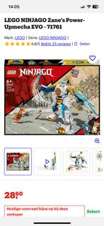 Lego Ninjago 71761 - Zane’s Power Up Mech EVO, Ophalen of Verzenden, Gebruikt, Complete set, Lego