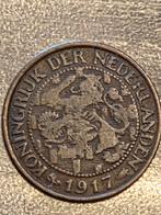 1 Cent 1917 - Wilhelmina, Postzegels en Munten, Munten | Nederland, Ophalen of Verzenden, Koningin Wilhelmina, 1 cent, Losse munt