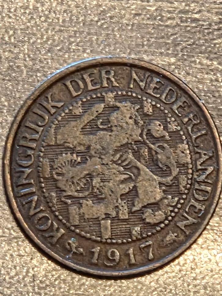 1 Cent 1917 - Wilhelmina, Postzegels en Munten, Munten | Nederland, Losse munt, 1 cent, Koningin Wilhelmina, Ophalen of Verzenden