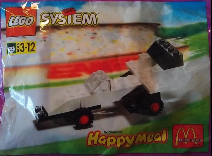 Vintage 1986 McDonalds Happy Meal LEGO Bouwsets Raceauto, Kinderen en Baby's, Speelgoed | Duplo en Lego, Nieuw, Lego, Ophalen of Verzenden
