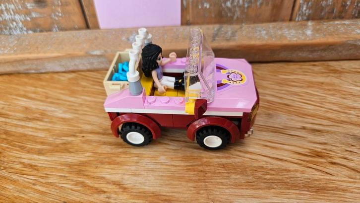 Lego Friends Auto met Poppetje & Instructie, Kinderen en Baby's, Speelgoed | Duplo en Lego, Gebruikt, Lego, Complete set, Ophalen of Verzenden