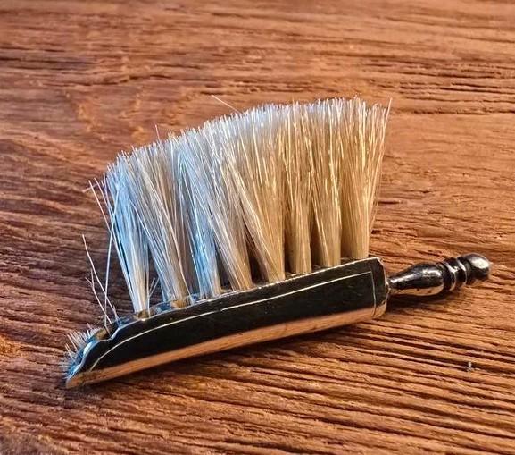 Zeldzaam Zilver Antiek 18e Eeuws Miniatuur Amsterdam Stoffer, Antiek en Kunst, Antiek | Goud en Zilver, Zilver, Ophalen of Verzenden