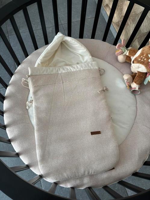 Voetenzak van Baby’s Only, kleur beige sparkle, Kinderen en Baby's, Kinderwagens en Combinaties, Zo goed als nieuw, Overige merken