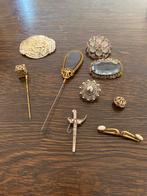 Antieke Broches & Spelden Collectie, Overige materialen, Gebruikt, Minder dan 4 cm, Ophalen of Verzenden
