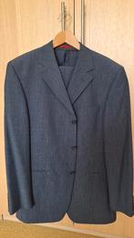 Kostuum, blauw met klein ruitje, Peter van Holland, mt 25/26, Kleding | Heren, Kostuums en Colberts, Ophalen of Verzenden, Gedragen