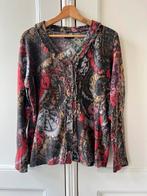 Witteveen vest met wol donkerbruin met kleutjes, maat XL/42, Ophalen of Verzenden, Zo goed als nieuw, Maat 42/44 (L), Bruin