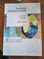 Basisboek bedrijfseconomie opgaven 9789001797768, Boer Brouwers Koetzier, Zo goed als nieuw, Beta, HBO