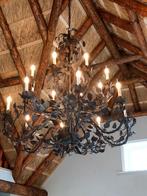 Prachtige grote kroonluchter 16 lamps., Huis en Inrichting, Lampen | Kroonluchters, Ophalen, Zo goed als nieuw