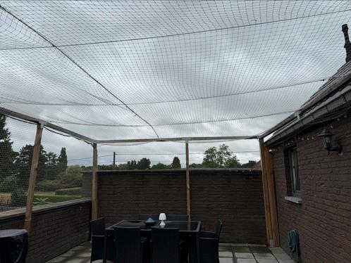 Overkapping met kattengaas –– zelf af te breken, Tuin en Terras, Overkappingen, Zo goed als nieuw, Ophalen