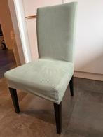 3 Ikea stoelen met groene hoes, Huis en Inrichting, Stoelen, Ophalen, Gebruikt, Overige kleuren, Drie