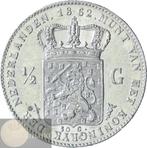Nederland - ½ gulden 1862 Willem III KWALITEIT, ½ gulden, Koning Willem III, Zilver, Ophalen of Verzenden