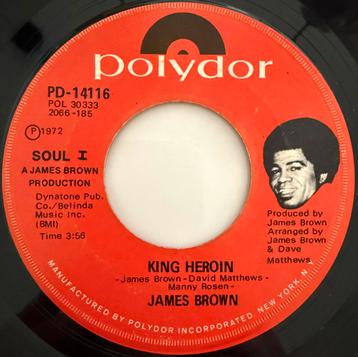 James Brown - King Heroin US single 1972 beschikbaar voor biedingen