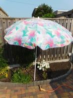 Vintage parasol met diverse kleuren, roze, paars groen geel, Ophalen of Verzenden, Overige typen