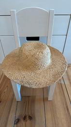 Leuke zonnehoed van gevlochten stro, 38cm., Ophalen of Verzenden, Zo goed als nieuw, One size fits all