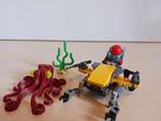 Lego city scubaduiker 60090 met onderwaterrobot en octopus., Complete set, Ophalen of Verzenden, Lego, Zo goed als nieuw