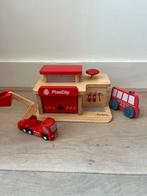 Leuke houten brandweer speelgoed set playcity, Overige typen, Ophalen of Verzenden, Zo goed als nieuw