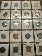 Lot  20 halve guldens (al 124 aan zilver), Ophalen of Verzenden, Nederland, Munten