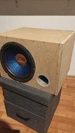 10" subwoofer 150 watt rms 4ohm (45Hz tuned kist), Subwoofer, Zo goed als nieuw, 120 watt of meer, Ophalen