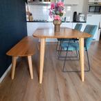 Sav & Okse Tomrer Eettafel + Eettafelbank, Ophalen, Deens, Eikenhout, 200 cm of meer