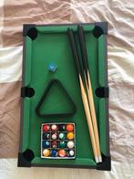 Mini Pooltafel Set - Zo Goed Als Nieuw!, Ophalen, Zo goed als nieuw, Pooltafel