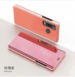 Clear View Mirror Stand Cover Galaxy A9 (2018) _ Roze Goud, Verzenden, Nieuw, Overige modellen, Hoesje of Tasje