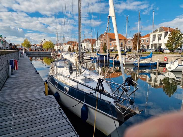 Phantom 35- Polyester 42 pk Vetus 2008, Watersport en Boten, Kajuitzeilboten en Zeiljachten, Zo goed als nieuw, Tourjacht of Cruiser