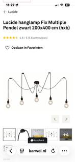 Pendel Hanglamp met 5 Lichtpunten, Huis en Inrichting, Lampen | Hanglampen, Ophalen of Verzenden, Nieuw, Kunststof, Minder dan 50 cm