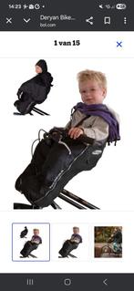 Deryan Fietsstoeltje Regenhoes + Jas, Voetsteuntjes, Deryan, Voorzitje, Ophalen of Verzenden