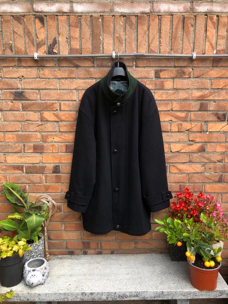Blauwe Luxus Himalaya Loden Herenjas - Maat L, Kleding | Heren, Jassen | Winter, Gedragen, Overige maten, Zwart, Ophalen of Verzenden