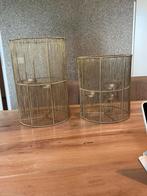 PTMD Gouden Windlichten/Lantaarns - Set van 2, Ophalen of Verzenden, Goud