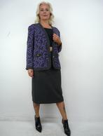 *Abfab Vintage Warme Tweedelige Set M*, Maat 38/40 (M), Kostuum of Pak, Elvi, Ophalen of Verzenden