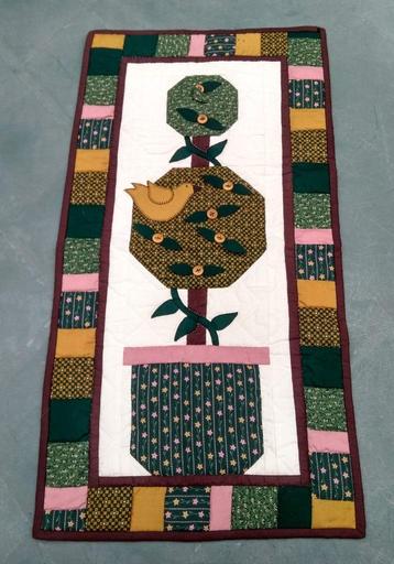 Boom quilt vriendschapsquilt friendshipquilt 34 x 65 cm beschikbaar voor biedingen