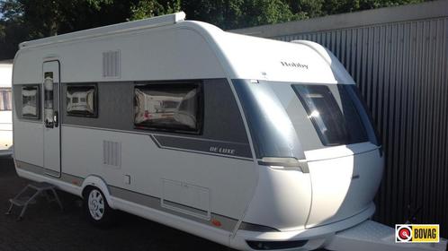 Hobby De Luxe 495 UL met mover, Caravans en Kamperen, Caravans, tot en met 4, 1000 - 1250 kg, Rondzit, Hobby, 2 aparte bedden