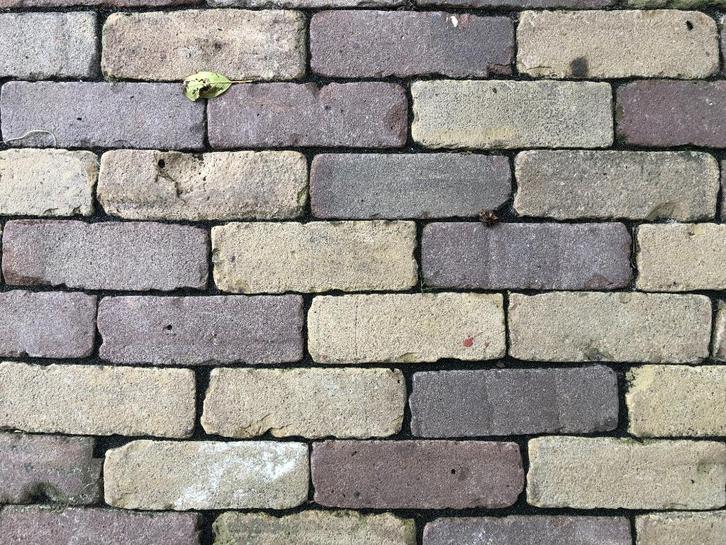 Oude Gebakken Klinkers SBP17, Dikformaat, Roodgeel nuance, Tuin en Terras, Tegels en Klinkers, Gebruikt, Klinkers, Keramiek, 10 m² of meer