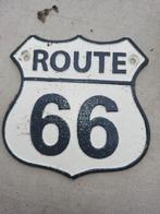Gietijzeren route 66 wandbord, Ophalen of Verzenden, Zo goed als nieuw
