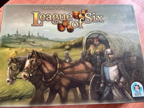 League of six, Hobby en Vrije tijd, Gezelschapsspellen | Bordspellen, Zo goed als nieuw, Ophalen of Verzenden