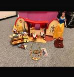 Vintage Sneeuwwitje / zeven dwergen inklapbaar speel huis, Ophalen of Verzenden, Zo goed als nieuw, Poppenhuis