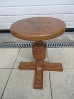 Ronde blank eiken tafel bijzettafel, Ophalen