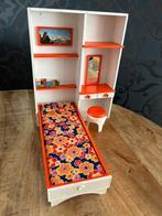 Retro Barbie bedmeubel met kaptafel., Ophalen of Verzenden