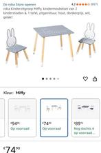 NIJNTJE TAFEL MET TWEE STOELEN NIEUW IN DOOS, Kinderen en Baby's, Kinderkamer | Tafels en Stoelen, Ophalen of Verzenden, Nieuw