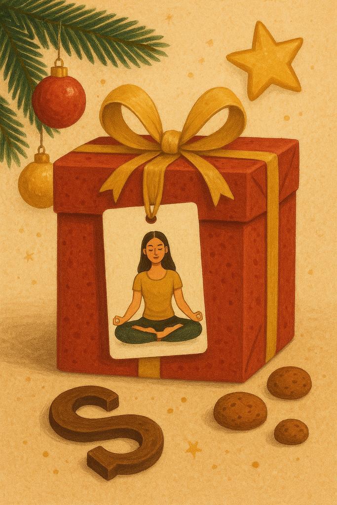 Yoga cadeautje voor Sinterklaas of kerst of, Sport en Fitness, Yoga en Pilates, Yogamat, Ophalen of Verzenden