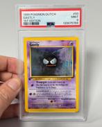 1999 POKEMON DUTCH #50 GASTLY First 1ST EDITION kaart psa-9, Hobby en Vrije tijd, Verzamelkaartspellen | Pokémon, Ophalen of Verzenden