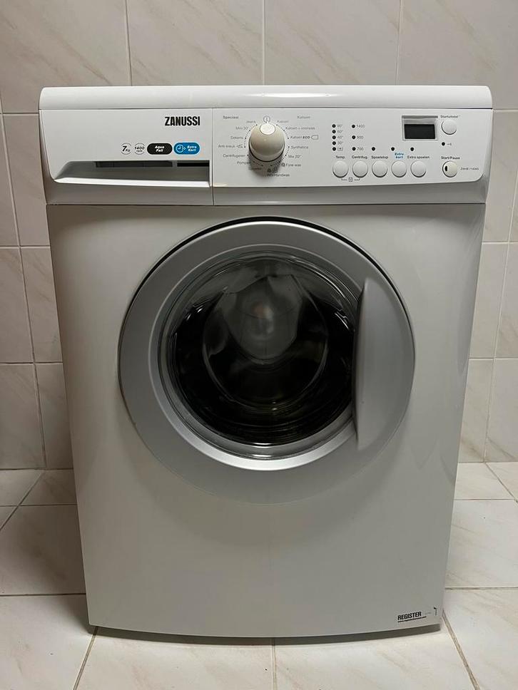 Zanussi Wasmachine - Betrouwbaar en Efficiënt, Witgoed en Apparatuur, Wasmachines, Gebruikt, Voorlader, 6 tot 8 kg, 85 tot 90 cm