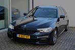 BMW 5-serie Touring 520d M sport M-pakket Pano Head-up Adapt, Auto's, BMW, Achterwielaandrijving, Zwart, Leder, Stationwagon