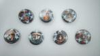 Michael Jackson Bad MJ Thriller vintage buttons set muziek, Ophalen of Verzenden, Zo goed als nieuw