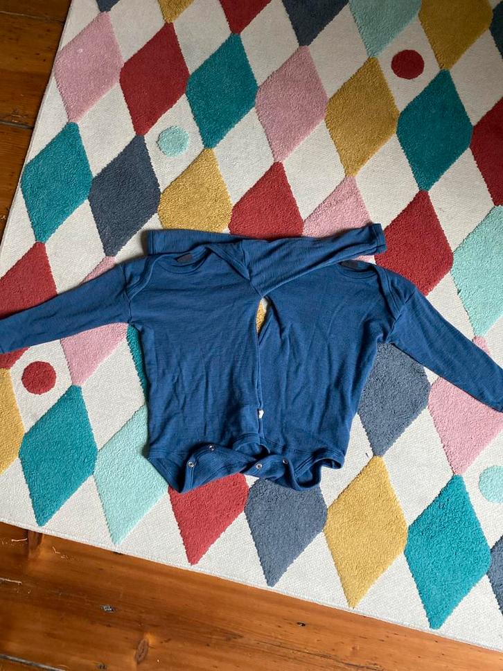 2x Dilling wollen rompers maat 80, Kinderen en Baby's, Babykleding | Maat 80, Zo goed als nieuw, Jongetje of Meisje, Pakje, Ophalen of Verzenden