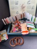Doos met borduurgaren, Hobby en Vrije tijd, Borduren en Borduurmachines, Ophalen, Zo goed als nieuw, Borduurgaren of Zijde