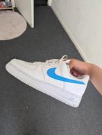 Nike Air Force 1 '07 LOW White University Blue, Kleding | Heren, Schoenen, Ophalen of Verzenden, Zo goed als nieuw, Wit
