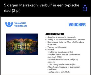 Voucher voor 5 dgn Marrakech: verblijf in een typische riad 